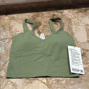 BNWT Lululemon Green Align Tank size 4
